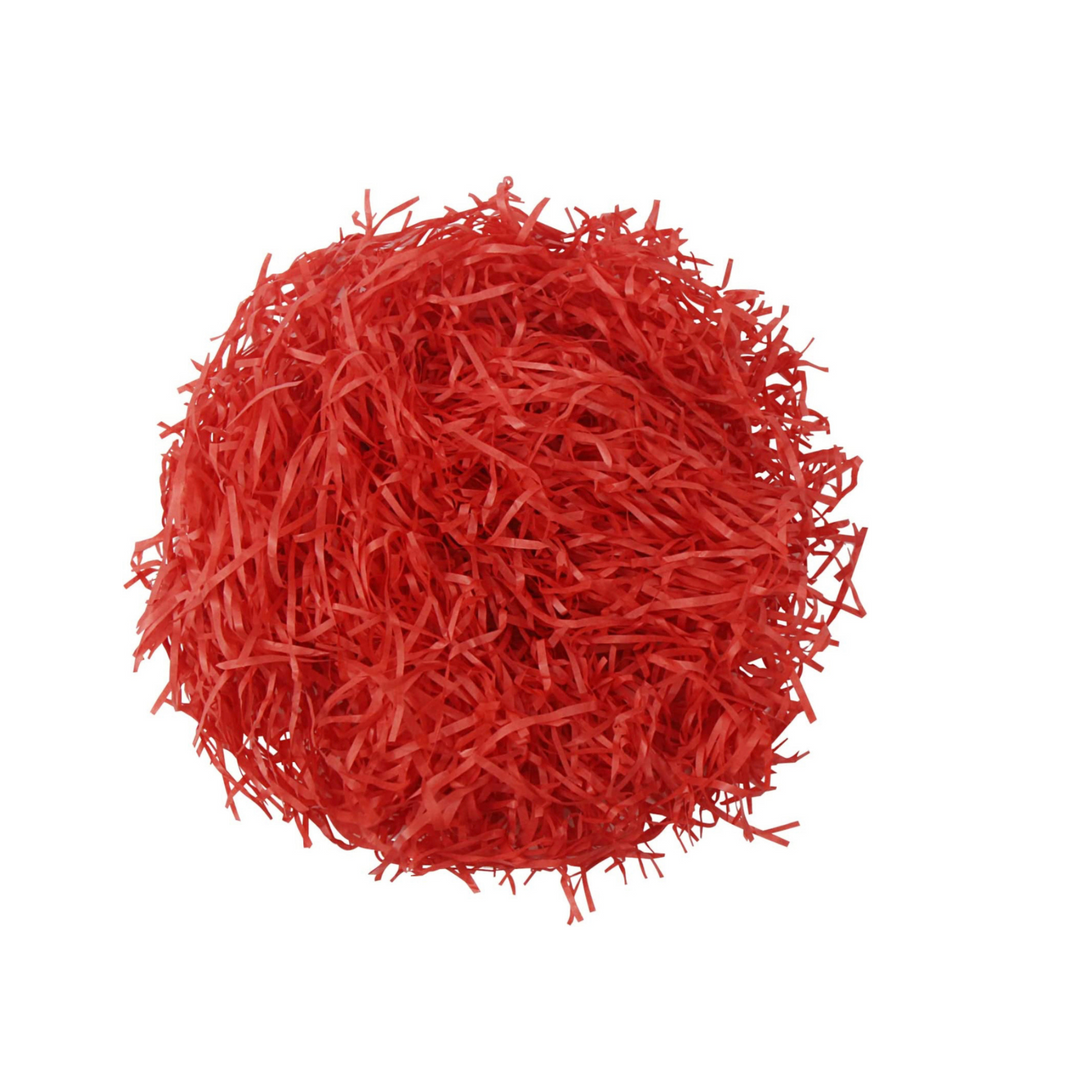 Red Plastic Easter Grass