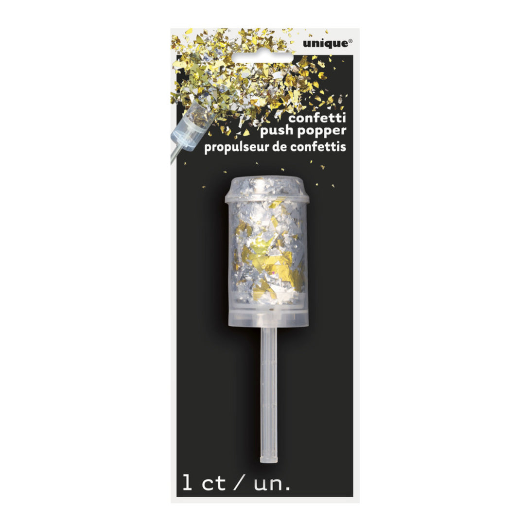 Confetti push popper