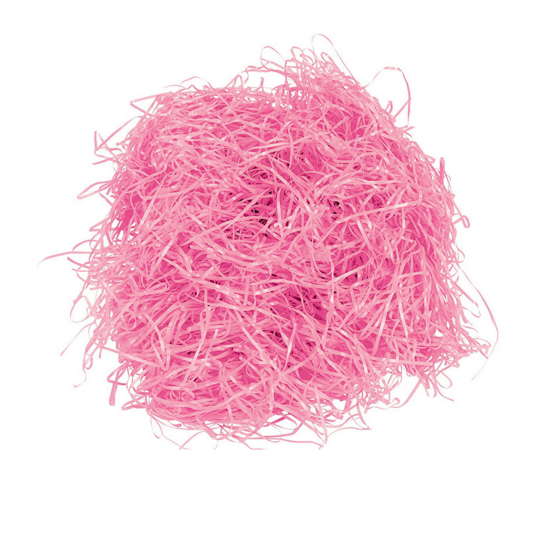 Pink Plastic Easter Grass