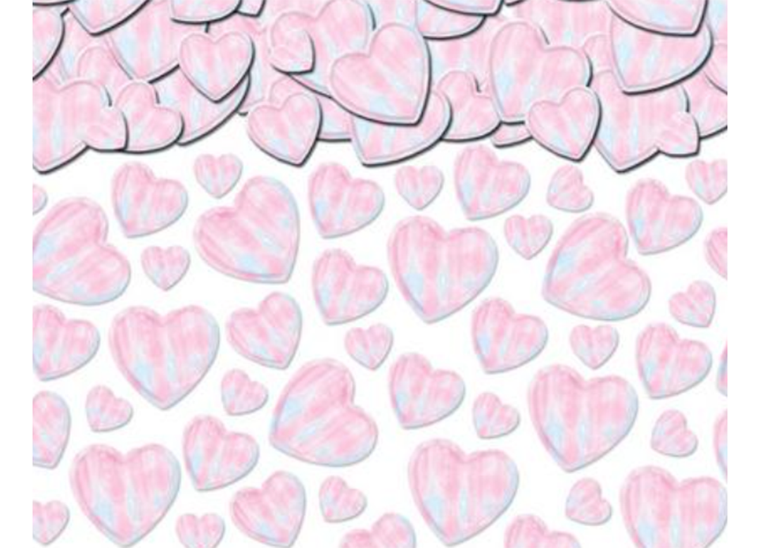 Iridescent Heart Confetti