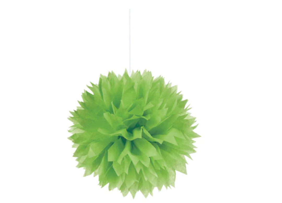 Kiwi Tissue Hanging Pom Poms 3ct