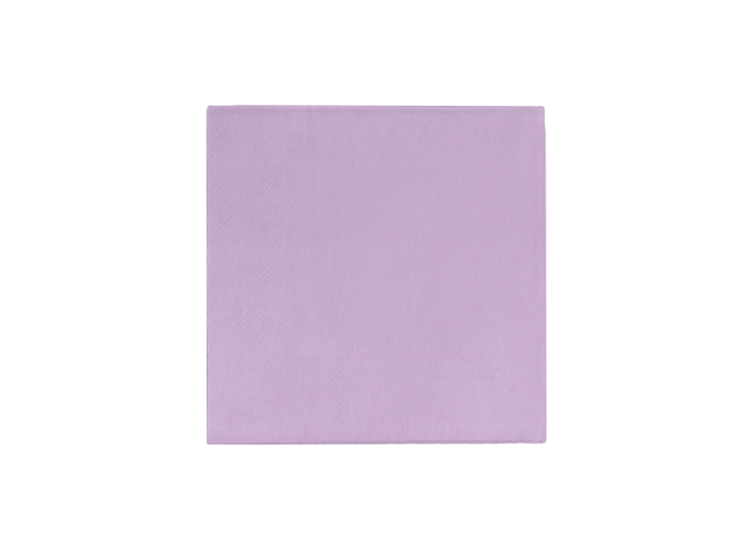 Lavender Paper Beverage Napkins