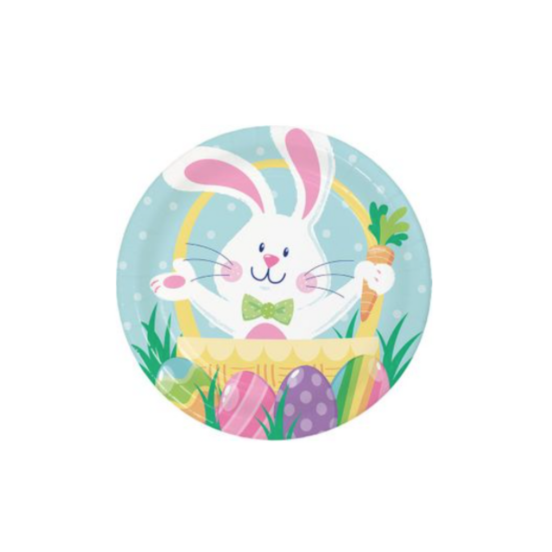 Festive Easter Lunch Paper Plates - 8 ct