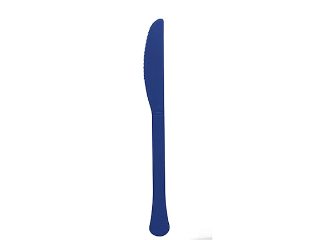 Navy Heavy - Duty Plastic Knives