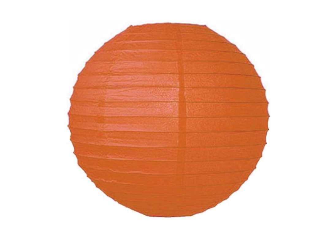 Orange Paper Lanterns 3ct