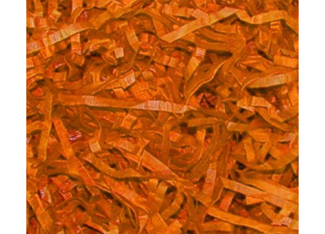 Crinkle Orange Shredded Paper