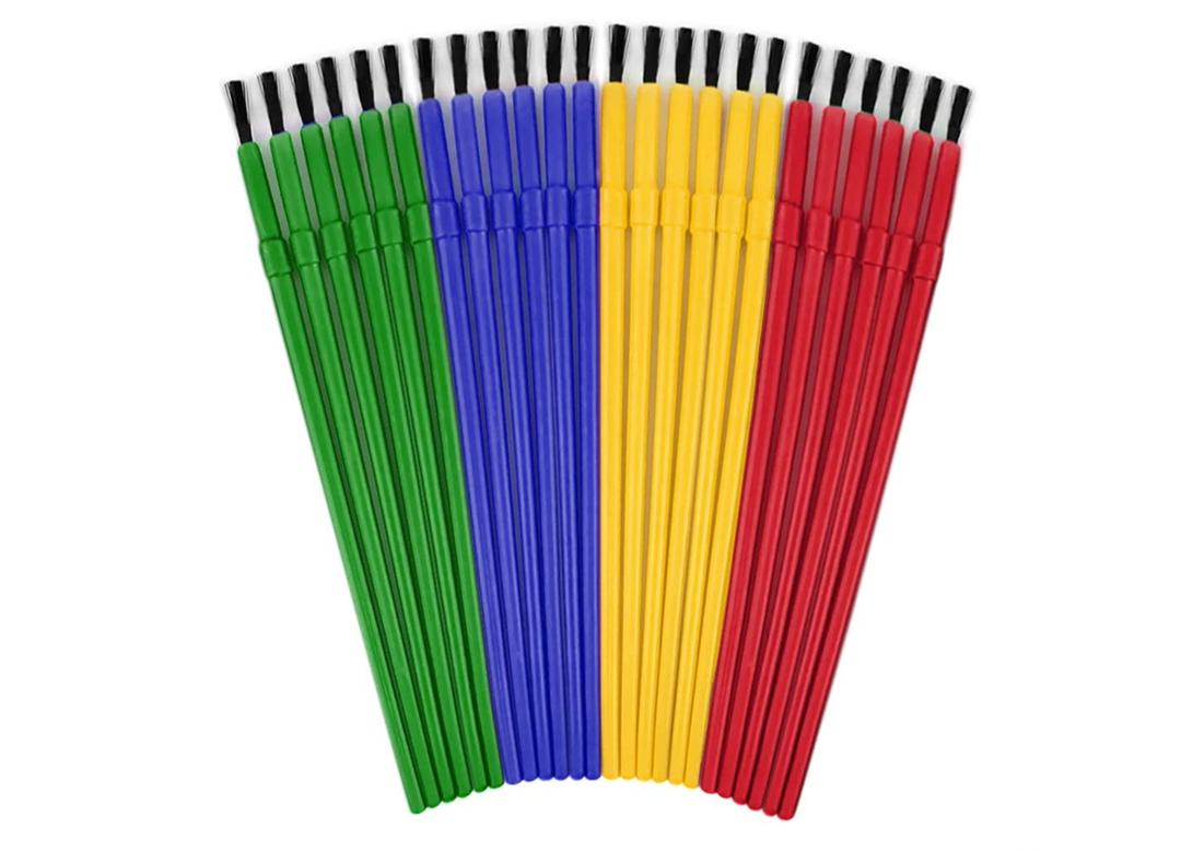 Kid-Sized Paintbrushes - Set of 8