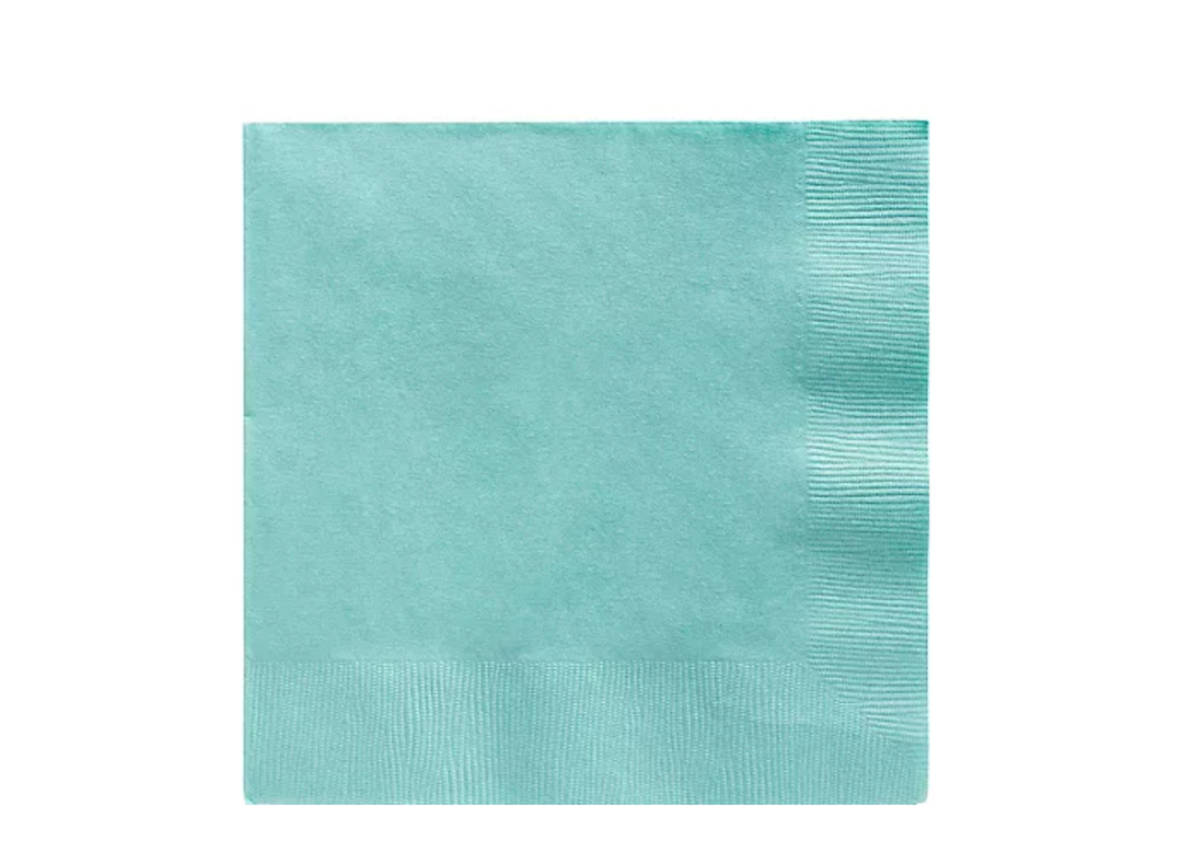 Robin's Egg Paper Beverage Napkins