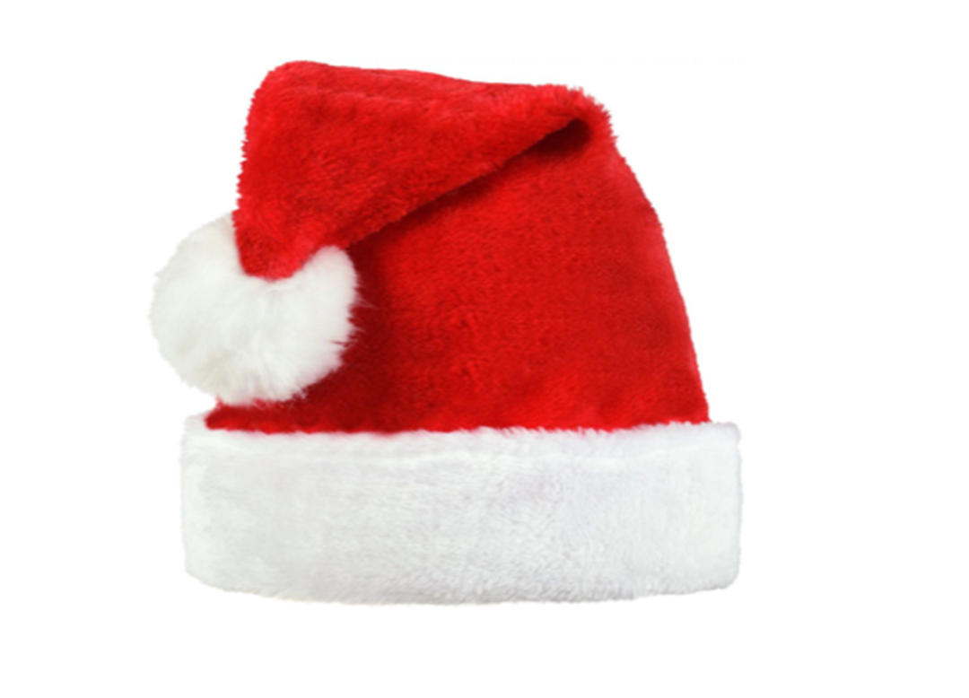 Adult Santa Plush Hat, 1ct