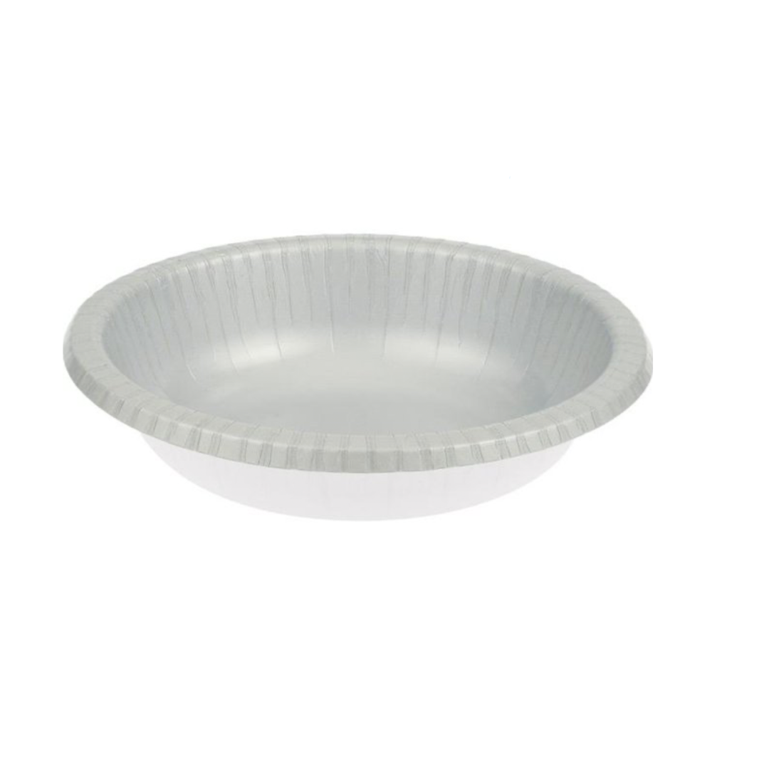 Silver Paper Bowls, 20oz, 20ct