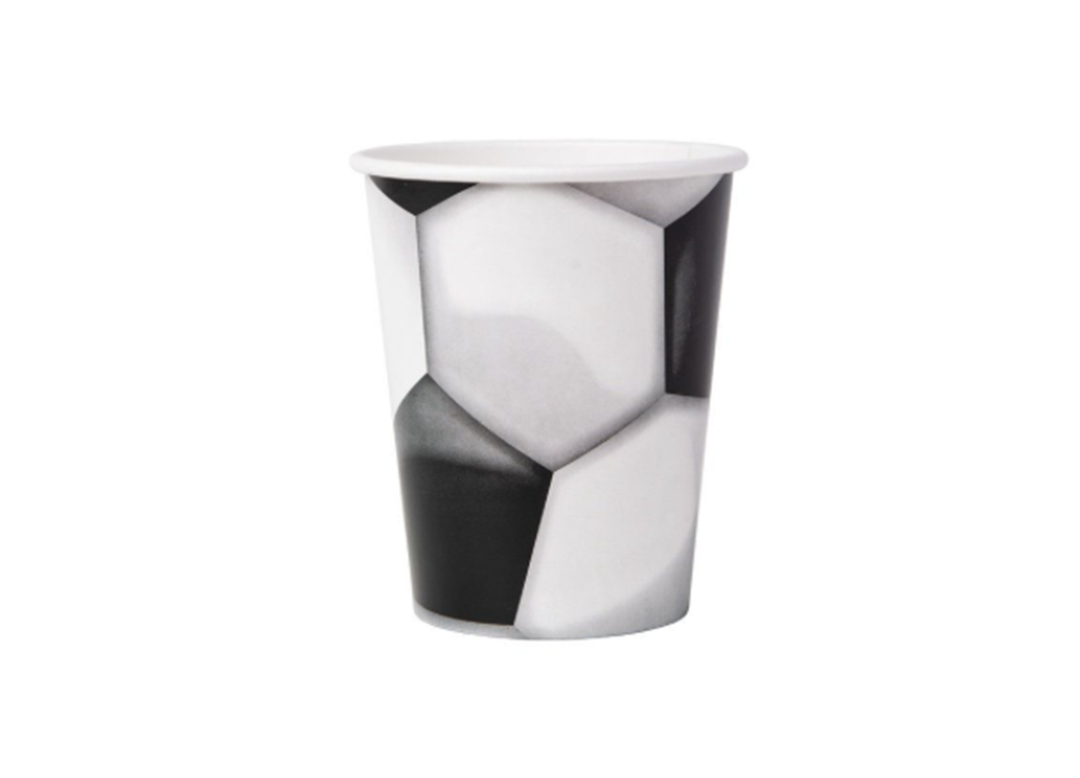 Soccer Paper Cups, 9oz, 8ct