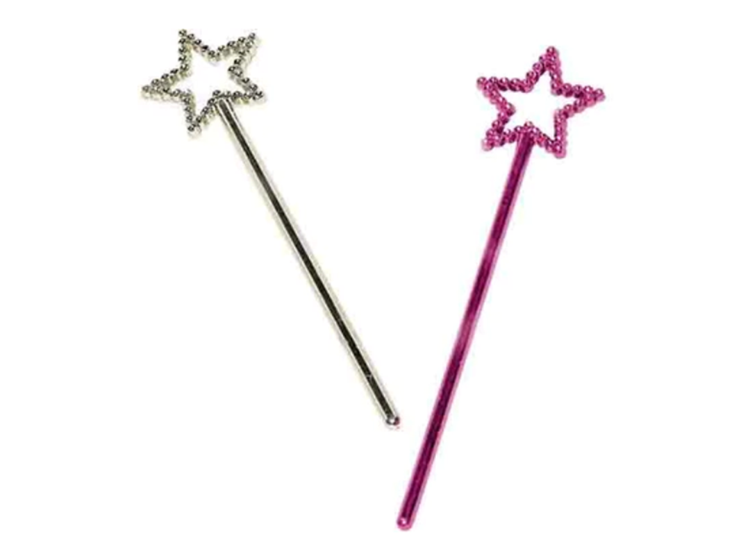 Pink & Silver Star Wands Party Favors, 16ct