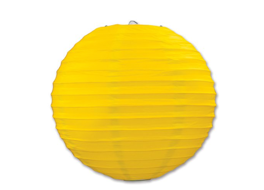 Yellow Paper Lanterns 3ct