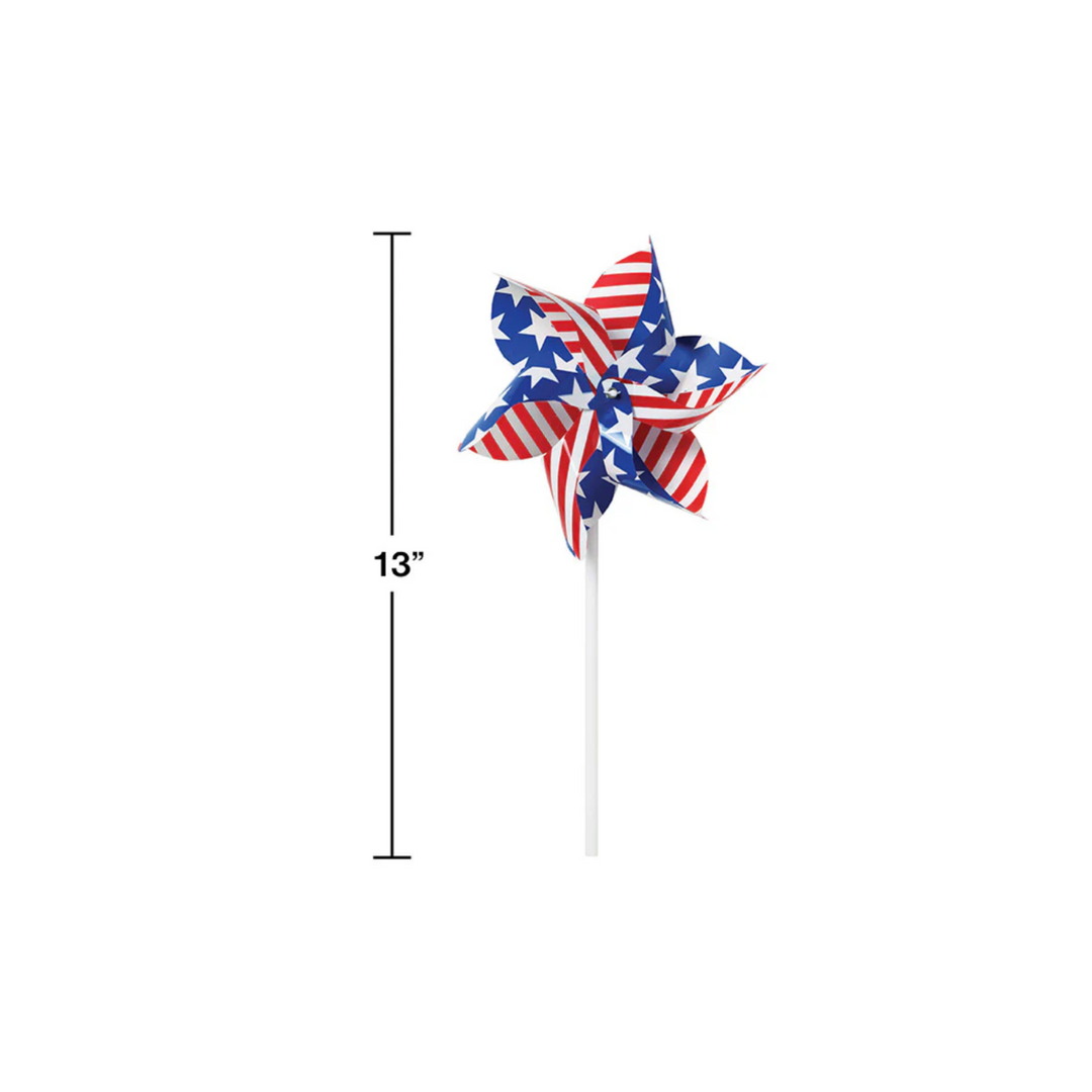Patriotic Pinwheel 13"