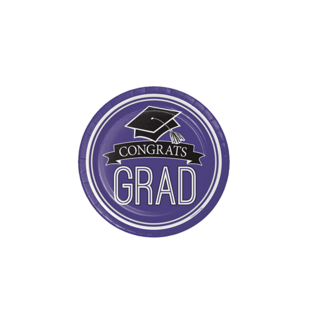 purple grad plates near me 