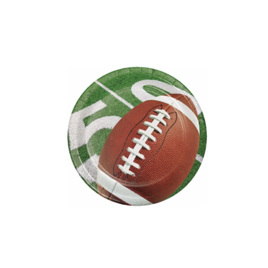 football paper plates or birthday party 