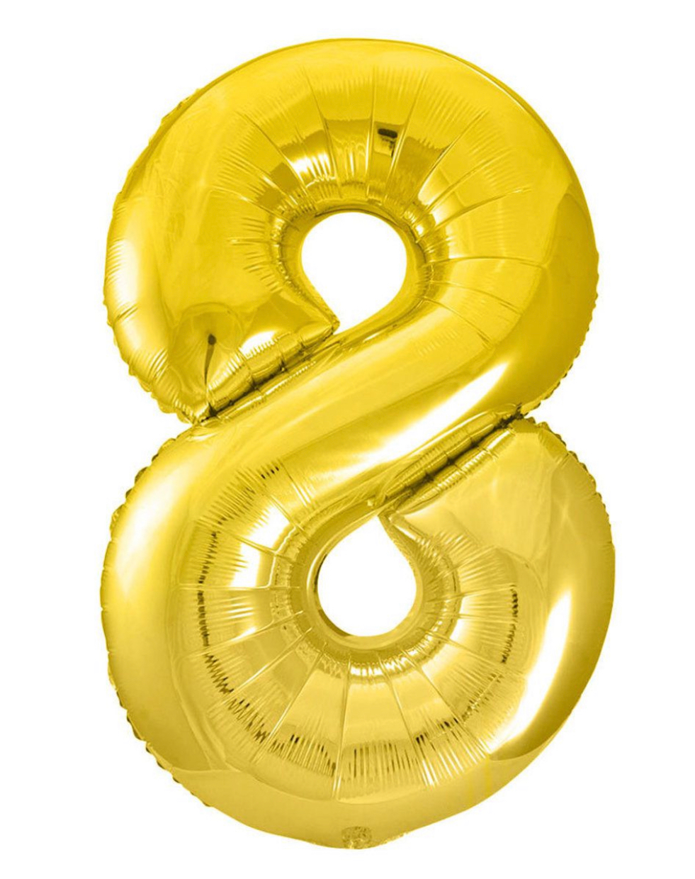 gold eight balloon