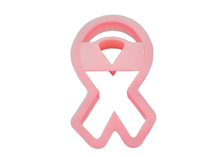 Pink Ribbon Shape Cookie Cutter, 1ct