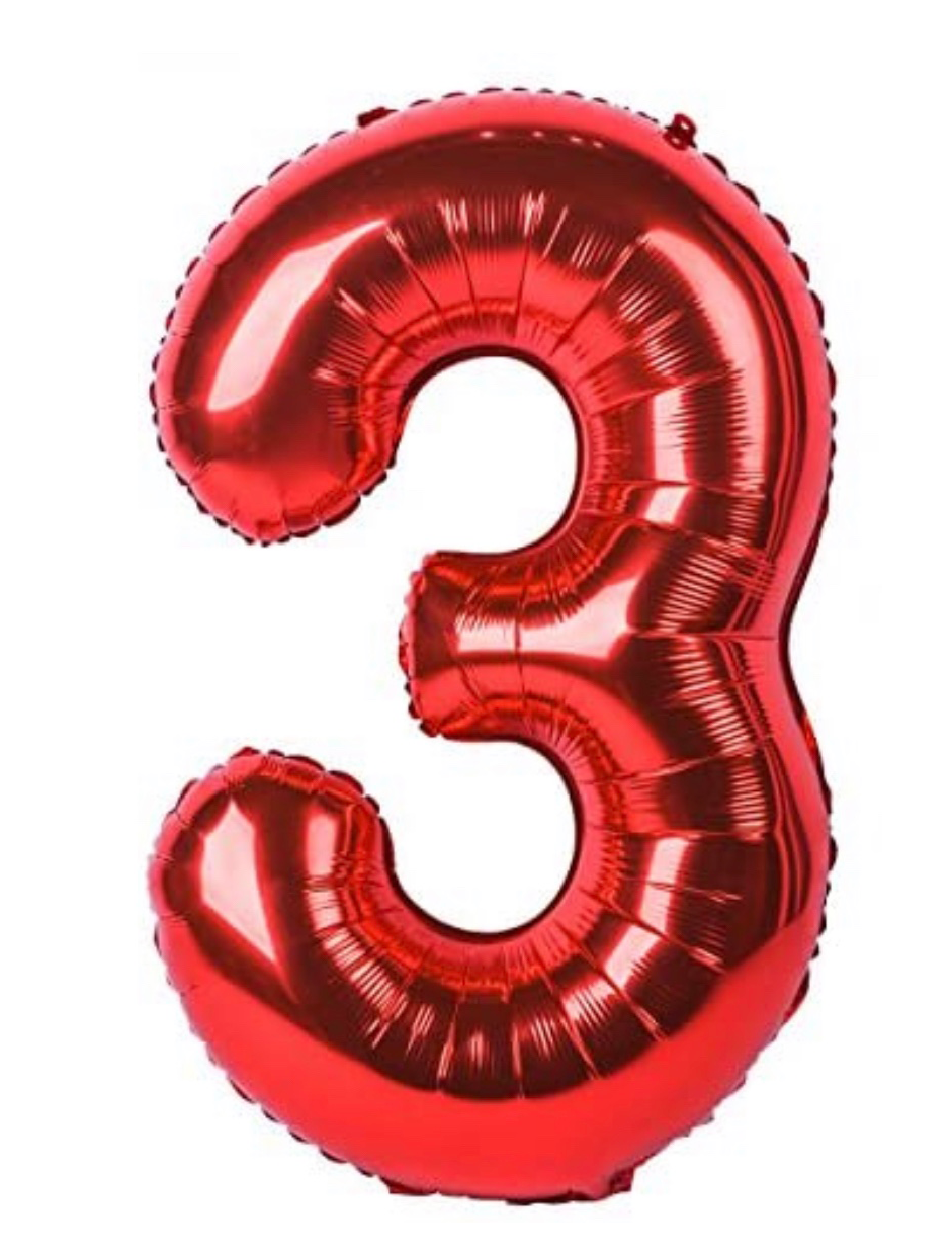 3 Shaped Foil Balloon