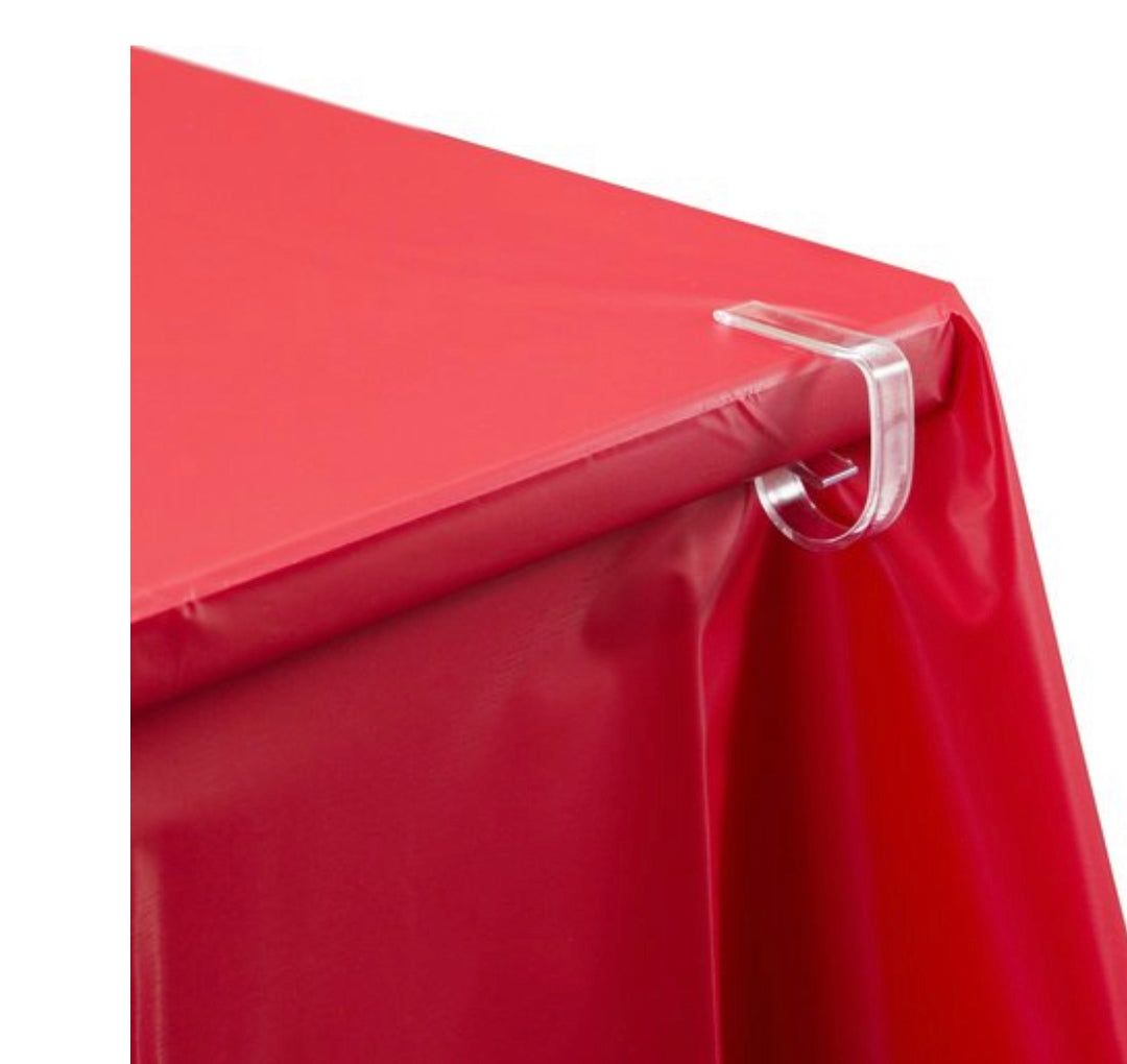 Clear Table Cover Clips 24ct