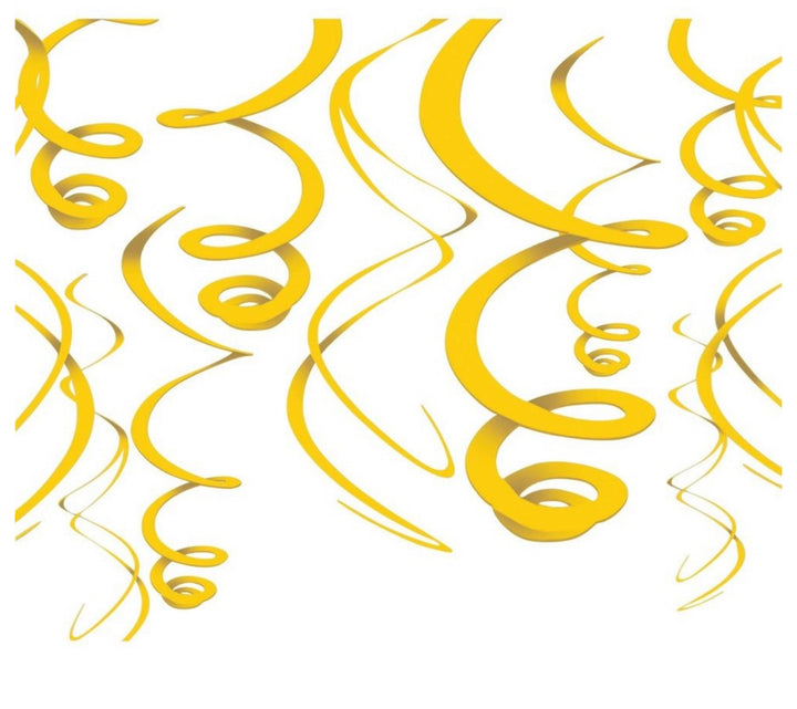 Swirly hanging party Decoration
